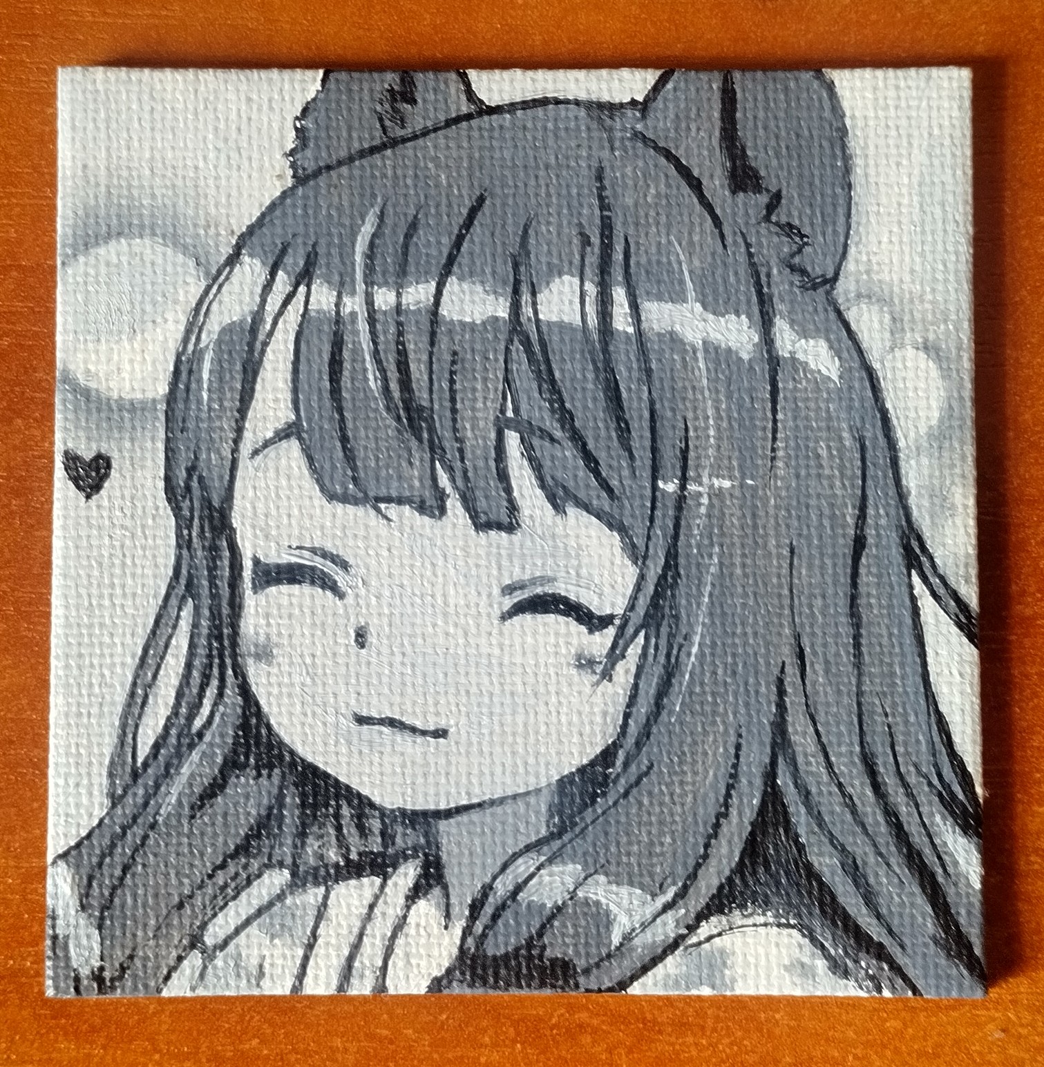 Elina's pfp, 7 Jul 2024. Painted it for my gf :3 love her so much.